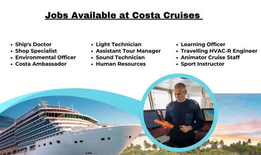 Jobs Available at Costa Cruises