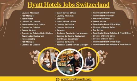 Hyatt Hotel Jobs Switzerland