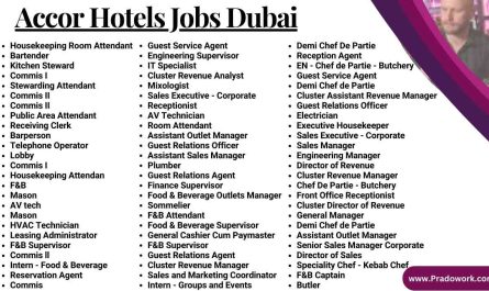 Accor Hotels Jobs Dubai